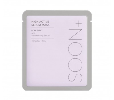 SOON+ High Active Serum Mask Pore Tight 4ea x 12ml