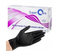 Super Care Latex Powder Free Examination Gloves Extra Lite M 100ea - Латексные перчатки 100шт