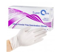 Super Care Latex Powder Free Examination Gloves Extra Lite M 200ea - Латексные перчатки 200шт