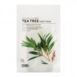 TENZERO Solution Clearing Tea Tree Sheet Mask 10ea x 25ml - Тканевая маска с экстрактом чайного дерева 10шт х 25мл