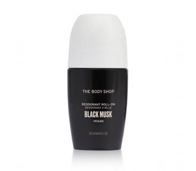 The Body Shop Roll-On Deodorant Black Musk 50ml - Шариковый дезодорант для тела 50мл