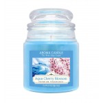 The Herb Shop Aroma Candle Aqua Cherry Blossom 480g