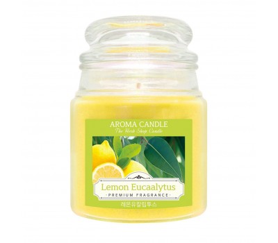 The Herb Shop Aroma Candle Lemon Eucalyptus 480g