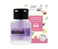 The Herb Shop Car Air Freshener Diffuser Lavender Cotton 70ml 