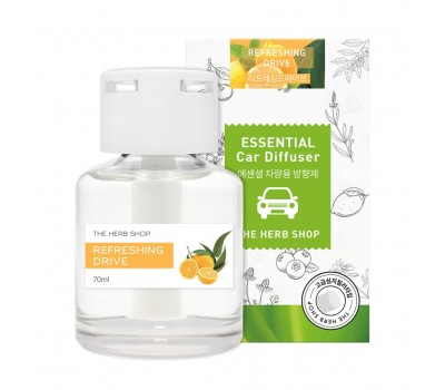 The Herb Shop Essential Car Diffuser Refreshing Drive 70ml