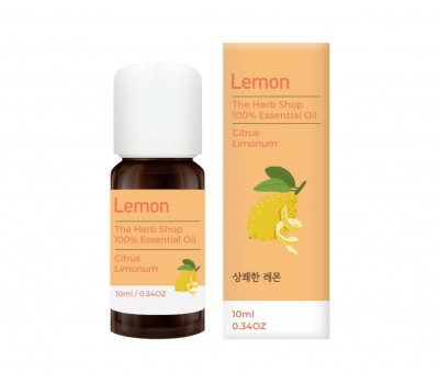 The Herb Shop Essential Oil Lemon 10ml - Эфирное масло 10мл