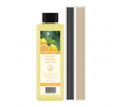 The Herb Shop Diffuser Refill Oil Lemon Eucalyptus 500ml