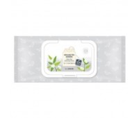 THE SAEM HEALING TEA GARDEN WHITE TEA CLEANSING TISSUE (20 napkins) - Увлажняющие очищающие салфетки (20 салфеток)