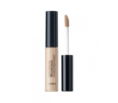 The Saem Cover Perfection Tip Concealer Ice Beige SPF28 PA++ 6.5g - Жидкий консилер 6.5г