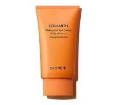 THE SAEM Eco Earth Face & Body Waterproof Sun Cream SPF50+ PA++++ 50g - Водостойкий солнцезащитный крем для лица и тела 50г