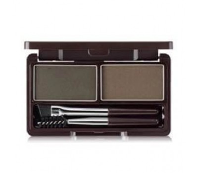 THE SAEM Eco Soul Eyebrow Kit No. 02 Gray Brown 5g - Набор для бровей No.02 Серо-коричневый 5г