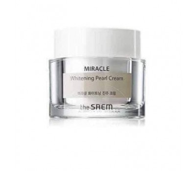 THE SAEM Miracle Whitening Pearl Cream 50ml - Крем дневной осветляющий с жемчугом 50мл