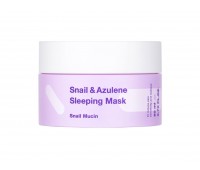 Tiam Snail and Azulene Sleeping Mask 80ml - Успокаивающая ночная маска с Азуленом и Муцином улитки 80мл