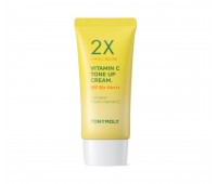 Tony Moly 2X Vitamin C Tone Up Cream SPF50+ PA+++ 50ml - Солнцезащитный крем для выравнивания тона с витамином С 50мл
