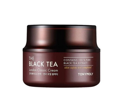 TONY MOLY Black Tea London Classic Cream 50ml - Антиоксидантный крем с экстрактом черного чая 50мл