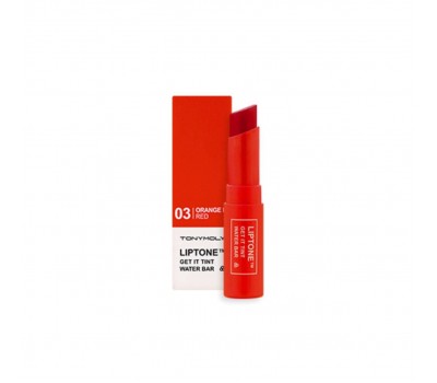 Tony Moly Liptone Get It Tint Water Bar No.03 Orange in Red 3g