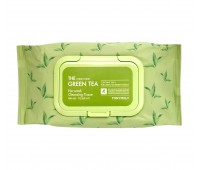 Tony Moly The Chok Chok Green Tea Cleansing Tissue 2p x 100ea - Салфетки очищающие 2уп х 100шт
