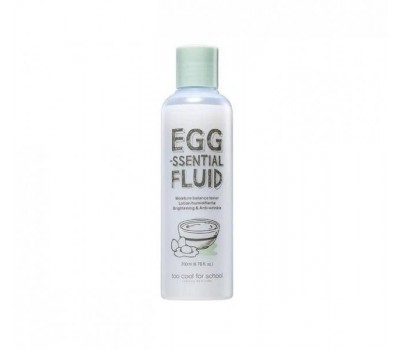 TOO COOL FOR SCHOOL Egg Ssential Fluid 200ml - Очищающий тонер-флюид для лица с яичным экстрактом 200мл