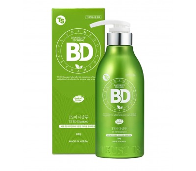 TS BD Shampoo for Dandruff and Itchy Scalp 500g - Шампунь против перхоти и зуда 500г