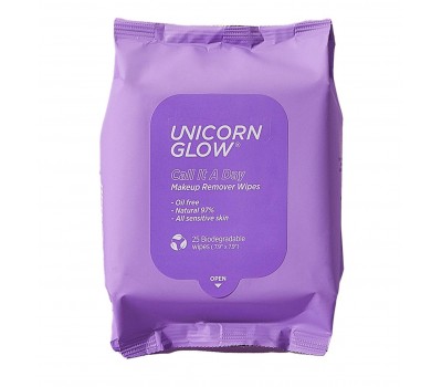 Unicorn Glow Call It A Day Makeup Remover Wipes 25ea