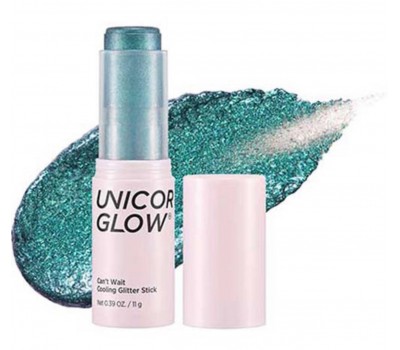 Unicorn Glow Can’t Wait Cooling Glitter Stick No.01 11g - Хайлайтер-стик 11г