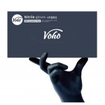 Voho Nitrile Gloves M Berry Black 50ea 