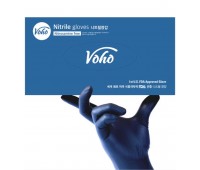 Voho Nitrile Gloves M Berry Blue 100ea - Нитриловые перчатки 100шт