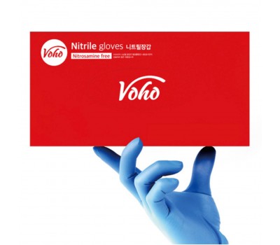 Voho Nitrile Gloves S Smurf Blue 100ea - Нитриловые перчатки 100шт