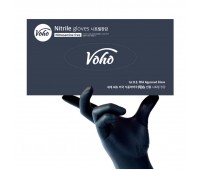 Voho Nitrile Gloves XS Berry Black 100ea - Нитриловые перчатки 100шт