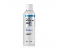 Wellage Real Hyaluronic Milk Peel Toner 300ml - Увлажняющий тонер с эффектом пилинга 300мл