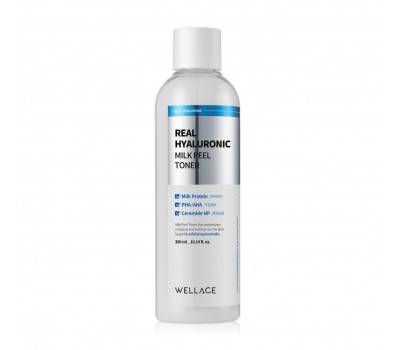 Wellage Real Hyaluronic Milk Peel Toner 300ml