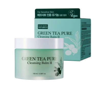YADAH Green Tea Pure Cleansing Balm 2 100ml - Очищающий бальзам для лица с зелёным чаем 100мл