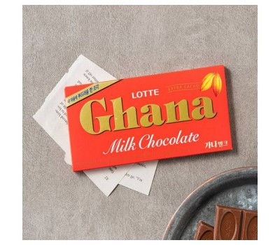 Lotte Ghana Milk Chocolate 70g