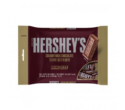 Lotte Hershey's Creamy Milk Chocolate Snack Size 165g