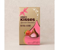 Lotte Hershey's Kisses Strawberry Plan 135g