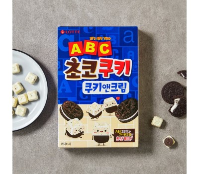Lotte Lotte ABC Choco Cookie Cookies & Cream 130g