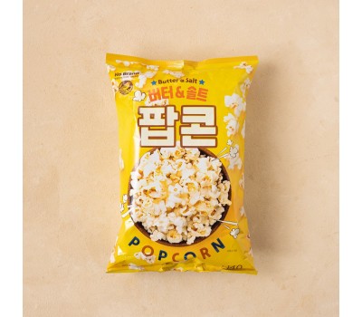 No Brand Butter & Salt Popcorn 100g