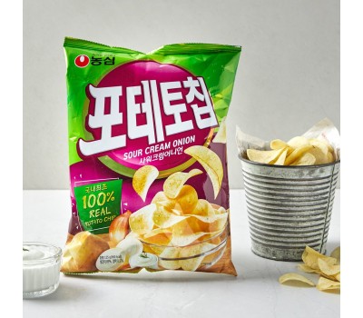 Nongshim Potato Chips Sour Cream Onion 125g