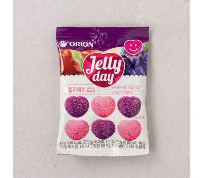 Orion Jelly Day Grape & Peach 63g