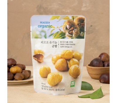PEACOCK Organic Chestnuts 100g