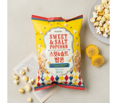 PEACOCK Sweet & Salt Popcorn Snack 140g