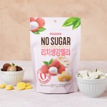 PEACOCK Lychee Flavor Ginger Jelly 200g