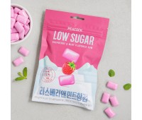 PEACOCK Raw Sugar Raspberry Mint Gum 105g