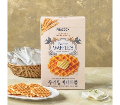 PEACOCK Wheat Butter Waffle 288g