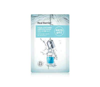 Real Barrier aqua soothing ampoule mask 10 ea in 1.