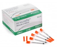 Sungshim Insulin Syringes 1 pack - 100pcs