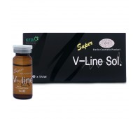 Super V line Sol ( 10 ml * 5 vials ) - Липолитик для лица