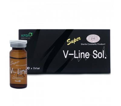 Super V line Sol ( 10 ml * 5 vials ) - Липолитик для лица