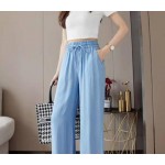 Overnine Women's Ice Denim Lightweight Wide Leg Pants
