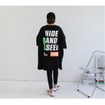 "Hide and Seek" Women's T-shirt in a free size with short sleeves
